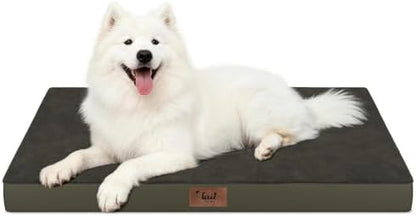 Large Waterproof Orthopedic Dog Bed with Egg Crate Foam by TailStories