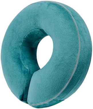 Inflatable Reflective Dog Cone Collar Alternative After Surgery,Doggie Recovery Dount Neck Ecollar,Adjustable Soft Dog Cone Collar for Small Medium Large Dogs (Light Blue, M) by Unknown