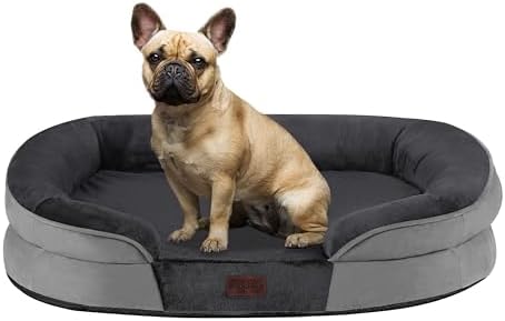 Dwanton Orthopedic Waterproof Medium Dog Bed Sofa, Gel Memory Foam, 28" by DWANTON