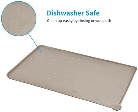 AUDWUD Waterproof Silicone Pet Feeding Mats,Anti Slip Dog Food Bowl Pad - Image 5