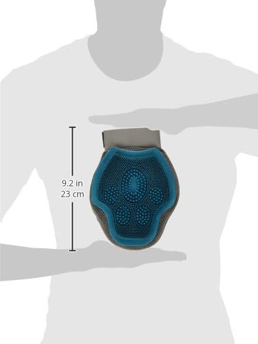Petmate 89801 Furbuster 3-in-1 Dog Grooming Glove, Vibrant Plum, Teal/Pearl