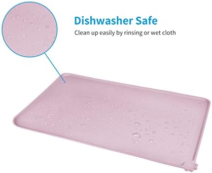 AUDWUD Waterproof Silicone Pet Feeding Mats,Anti-Slip Dog Food Bowl Pad - Image 5