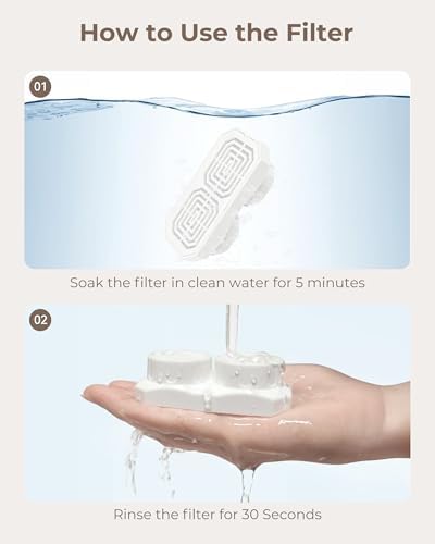 Neareal Official 12-Pack Replacement Filters for 108oz/3.2L Pet Fountain - Image 6
