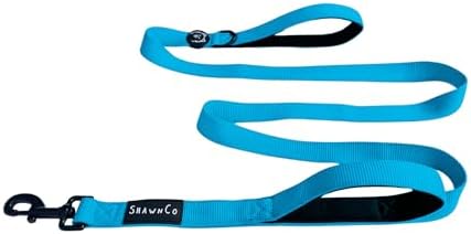 ShawnCo Dream Walk Dog Leash (Oceanic Blue,M/L 6FT w/ 2 Handles) by SHAWNCO