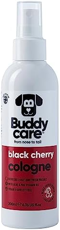 Buddycare Dog Cologne - Black Cherry - 200ml - Fruity and Bold Scented Dog Cologne - Refreshes Between Dog Washes by Unknown