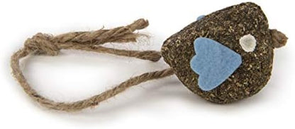 Petlinks HappyNip Birdie Bliss Compressed Catnip & Silvervine Blend Cat Toy - Natural, One Size - Image 4