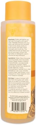 Burts Bees for Pets Oatmeal Dog Shampoo with Honey, Unscented, 16 Fl Oz - Image 3
