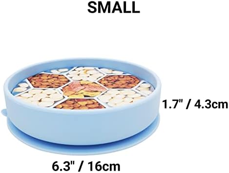 Mr. Peanut's Interactive Slow Feed Dog Bowl, Fun Healthy Bloat Stop Feeder (Small) - Image 2