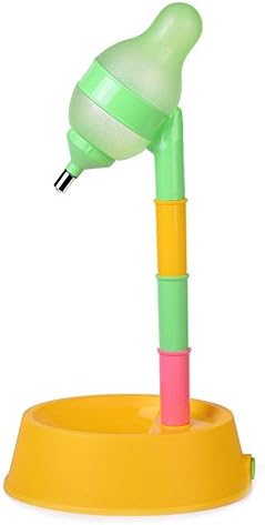 NACOCO Pet Standing Water Dispenser Cat Dog Standing Bowl with Detachable Pole Automatically Feeding Water Height Adjustable by HOME