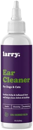 Larry Ear Cleaner Dogs Cats Cucumber Melon 8 fl oz by LarryPetProducts