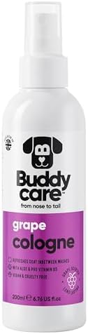 Buddycare Dog Cologne - Grape - 200ml - Refreshing and Grape Scented Dog Cologne - Refreshes Between Dog Washes by Unknown
