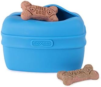 Dexas Pets Pooch Pouch Flexible Dog Treat/Training Treat Clip Pouch, Pro Blue by Dexas