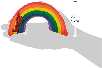 Yeowww! Catnip Rainbow Toy for Cats - Colorful Arch Shape - Durable Cotton Twill - Made in the USA - Stuffed with Organically Grown Catnip - Image 4