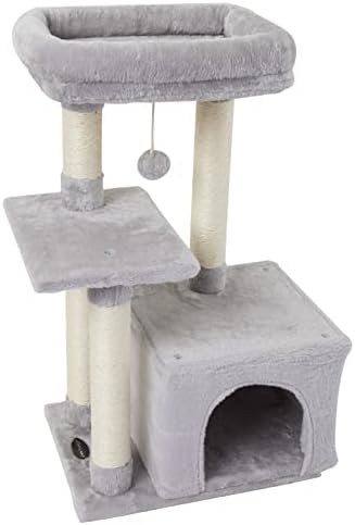 Cute Cat Tree Kitten Cat Tower Condo Cat Furniture Sisal Scratching Posts G by FISHNAPthemeaningisthatcatliketoeatfishandhaveanaphopeyourbabylikeit