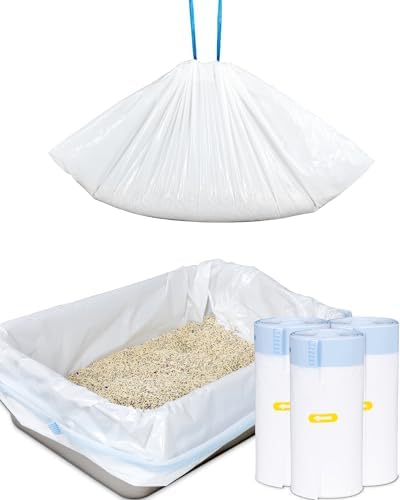 ANWA 36" x 18" Cat Litter Box Liners, Heavy-Duty Large Cat Litter Bags by ANWA