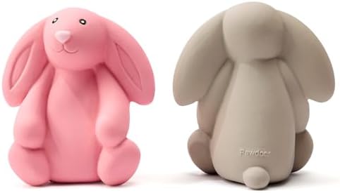Squeaky Dog Toys for Medium Dogs, Soft Latex Bunny Squeaky Dog Ball, Cute Funny Squeak Rabbit Pet Toys - Image 6