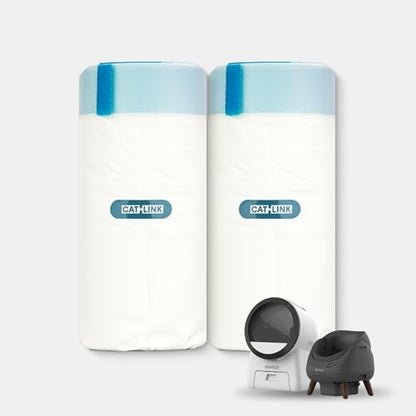 CATLINK 40 Pack Trash Bags for OPEN-X & SCOOPER ROBOT PRO by CATLINK