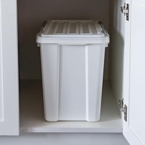 IRIS USA Dog Food Storage Container, Up to 30 lbs, White, Made in USA - Image 4