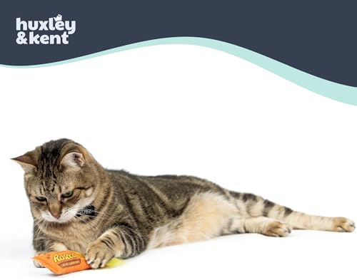 Huxley & Kent Plush Crinkle Catnip Cat Toy, Roscos Fluffer Puffs - Image 3