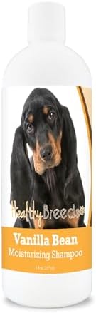 Healthy Breeds Black and Tan Coonhound Vanilla Bean Moisturizing Shampoo 8 oz by HealthyBreeds