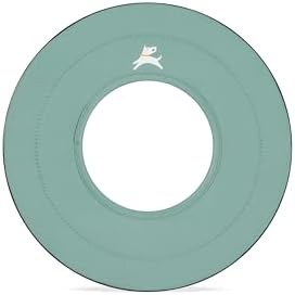 OllyDog Mini Super Flyer, Dog Flying Disc – Floating Fetch Toy, Soft on Teeth, Eco-Friendly Recycled Material, Lightweight, for Small & Medium Dogs (Surf, 9") by OllyDog
