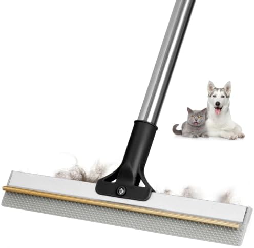 Carpet Rake for Pet Hair Removal Tool,Reusable Hair Remover Broom by Thalomely