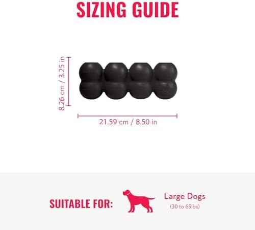 KONG Extreme Goodie Ribbon, Stuffable Rubber Chew Toy, for Large Dogs - Image 4