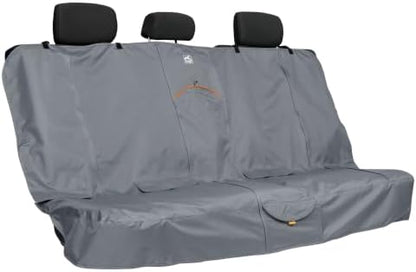 Kurgo Wander Bench Seat Cover, Dog Car Seat Protector, Waterproof & Stain-Resistant, Secure Fit, Charcoal Grey by Kurgo