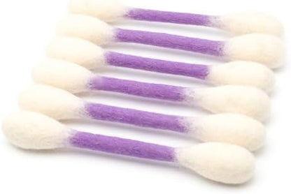 Glaciart One Swabs Cat Toys with Catnip - 6 Pk | Durable for Chew, Cute Cat Toys Interactive Kitty for Boredom, Exercise, & Play | Filled w/Organic Catnip for Anxiety & as Digestive Aid | Gift Idea by GlaciartOne