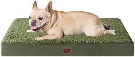 EHEYCIGA Orthopedic Dog Bed Medium with Removable Washable Cover, 30x20 by EHEYCIGA