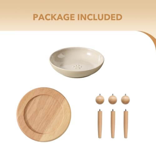 Havniva Elevated Cat Bowls, Cat Food and Water Bowl Set, Ceramic Cat Bowl - Image 6