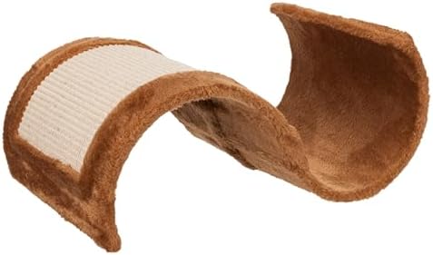 TRIXIE Wavy Cat Scratcher and Lounger with Sisal, Brown by TRIXIE