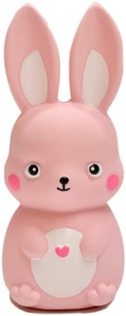Rubber Squeaky Dog Toys, Latex Dog Squeaky Toys, Easter Bunny Dog Toy, Love Struck Bunny, Small (Pink)