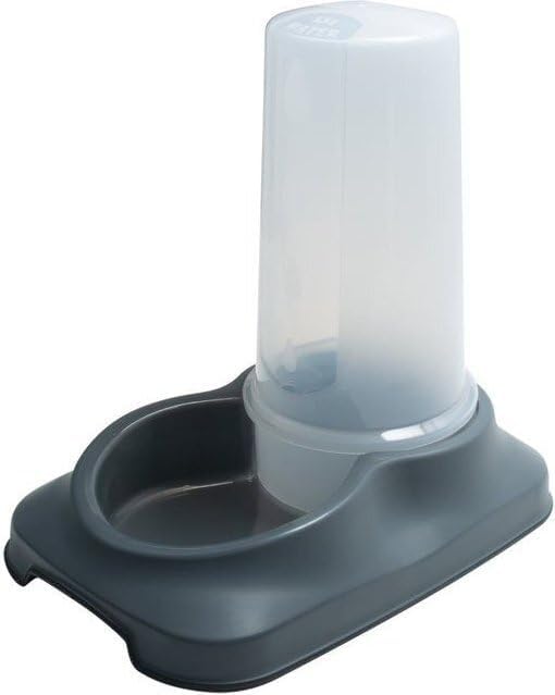 Fonteme|Pounce + Fetch Cat & Dog Automatic Feeder & Water Dispenser, White, 3.5-liters