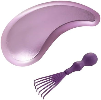 Gentle Grooming Puppy Brush with Gift Box (Electroplating Purple) by MAEELOU