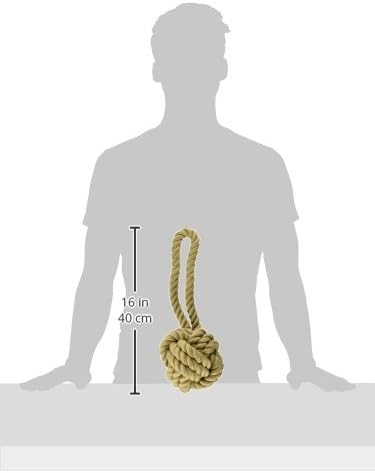 Multipet Nuts for Knots Heavy Duty Rope Dog Toy with Tug, Large