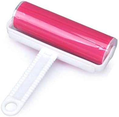 Resuable Washable Lint Roller Sticky for Pet Hair Cat Dog Remover Tool Pet Shedding Brush Cleans your Clothing Sofa (Pink, Blue)2 Pack - Image 2