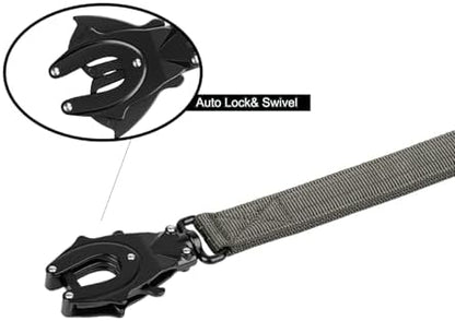 ICEFANG Tactical Dog Leash with Quick-Release Metal Clasp,Bungee-Dog Lead - Image 4