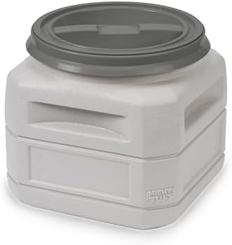 Mighty Tuff Airtight Dog Food Storage Container – 6 Gal, up to 24 lb Capacity – Cat and Dog Food Container with Twist Lid & Handles – BPA-Free, Made in USA by MightyTuff