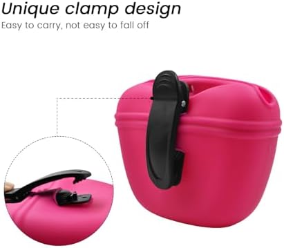 AUDWUD Silicone Dog Treat Pouch with Clicker Magnetic Closure Secure Clip - Image 4
