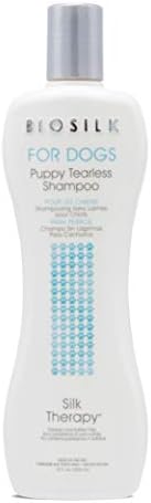 BioSilk for Dogs Puppy Tearless Shampoo, 12 Fl Oz by BioSilk