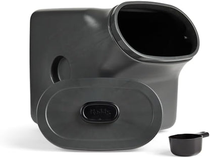 Reddy Black Airtight Food Storage Container for Dogs Large 50 lbs.