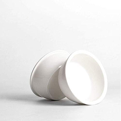 2-Pack Ceramic Pet Bowls for Cats and Dogs – Dual Dish Set for Food & Water, Food-Safe Bone China, Easy Clean, Dishwasher Safe by Petsoign%C3%A9
