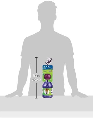 PetSafe Busy Buddy Tug-A-Jug - BPA-Free Refillable Treat Holder for Heavy Aggressive Chewers - Multi-Sensory Stimulation to Relieve Boredom, Encourage Play & Slow Down Eating - Medium/Large
