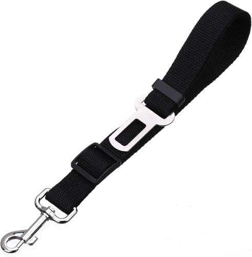 Elisel 2 Packs Adjustable Length Pet Dog Cat car seat Belt Pet seat Belt Pet Accessories for Dogs Cats and Pets (Blue Black) - Image 4
