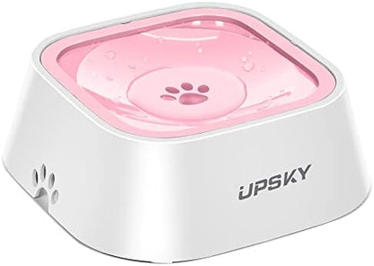 UPSKY 35oz No-Spill Pet Water Bowl, Slow Water Feeder for Dogs and Cats by UPSKY