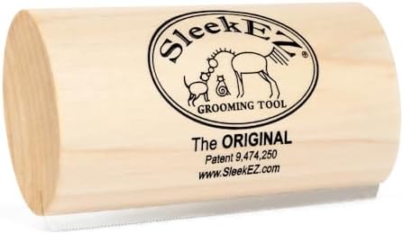 SleekEZ Dog Brush for Shedding | Patented Deshedding Dog Brush | Pet Hair Remover for Short, Medium & Long Coats | Made in USA | 5 Inch by SleekEZ