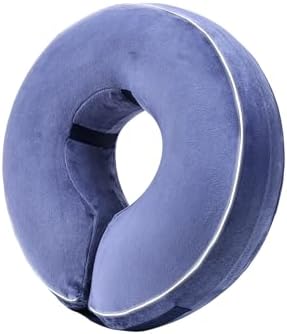 Inflatable Reflective Dog Cone Collar Alternative After Surgery,Doggie Recovery Dount Neck Ecollar,Adjustable Soft Dog Cone Collar for Small Medium Large Dogs (Blue, S) by Unknown