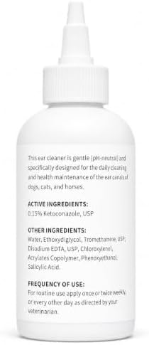 Ear Flush for Dogs, Cats and Horses, 0.15% Ketoconazole - Image 2