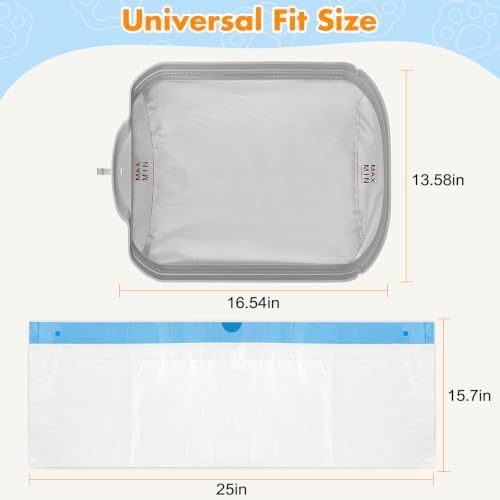 BKNOOU 2 Pack Self Cleaning Litter Box Waterproof Pads with 30 Liners - Image 5